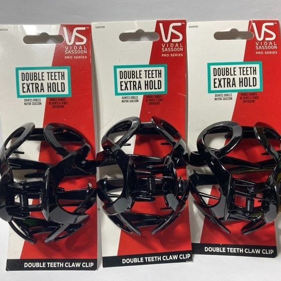 Vidal Sassoon Doubt Teeth Extra Hold Claw Clamp - Picture 1 of 11